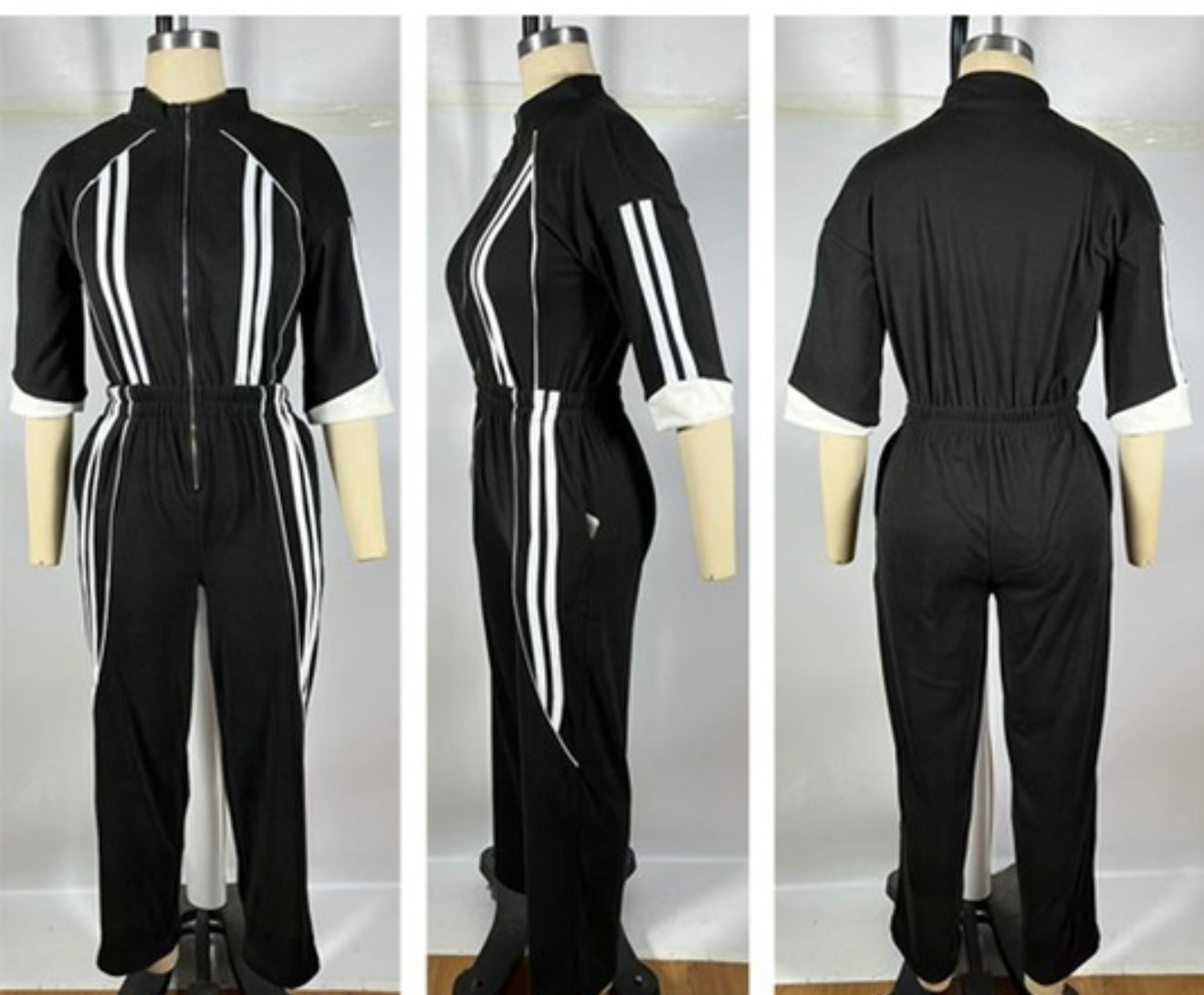 Cargo Straight Leg Jumpsuit (Pre order)