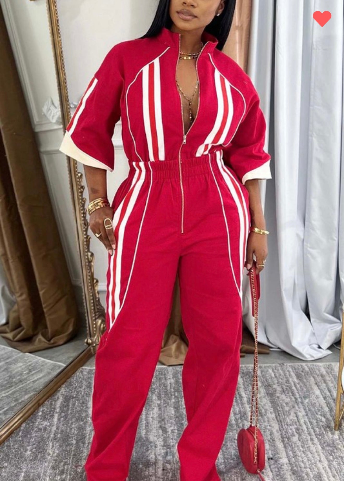 Cargo Straight Leg Jumpsuit (Pre order)