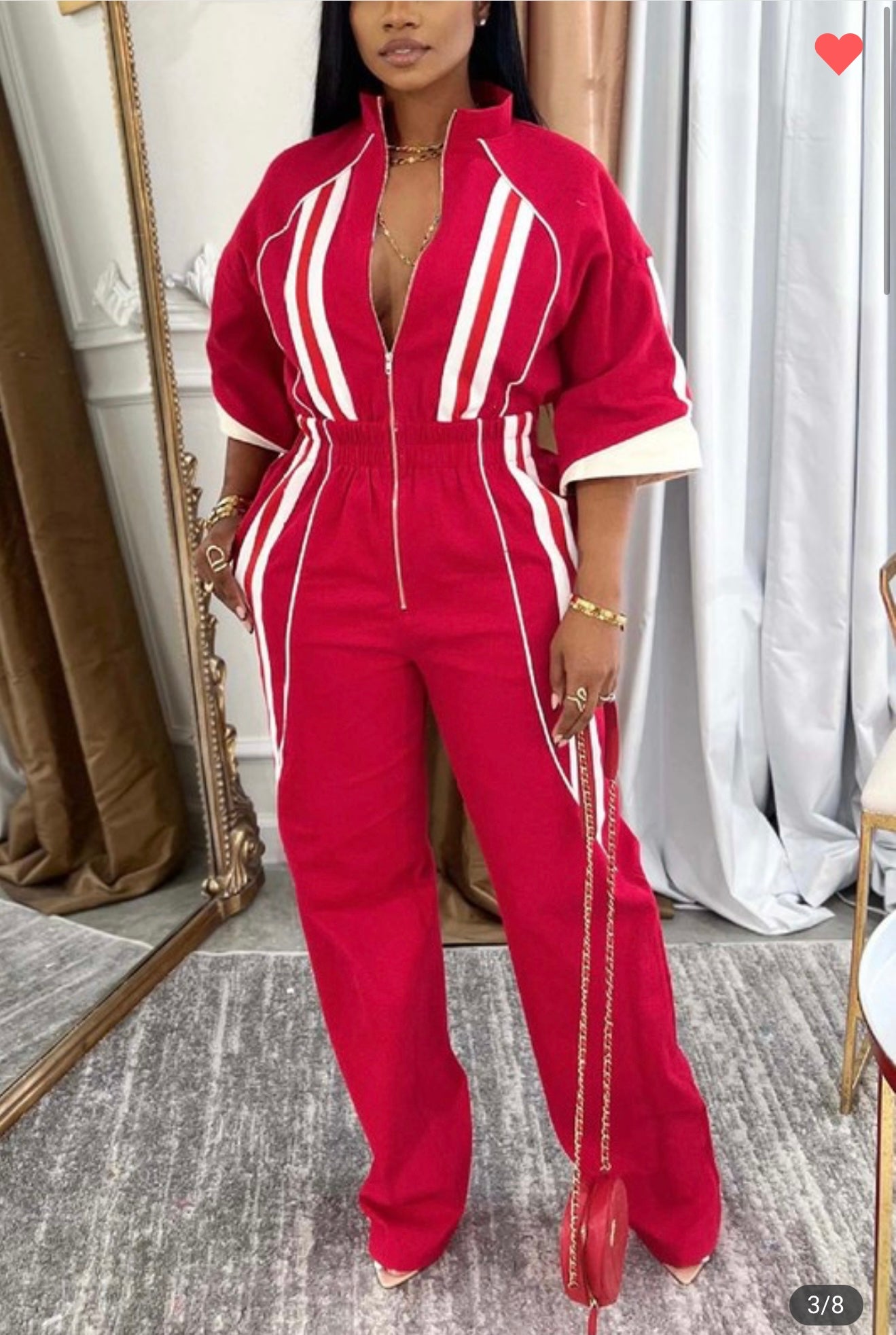 Cargo Straight Leg Jumpsuit (Pre order)