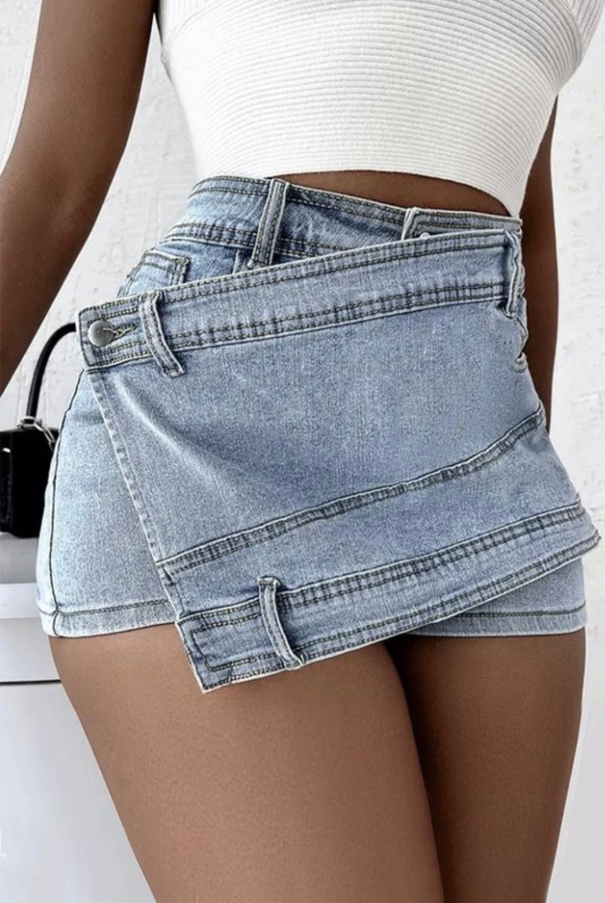 Denim shorts Skirt