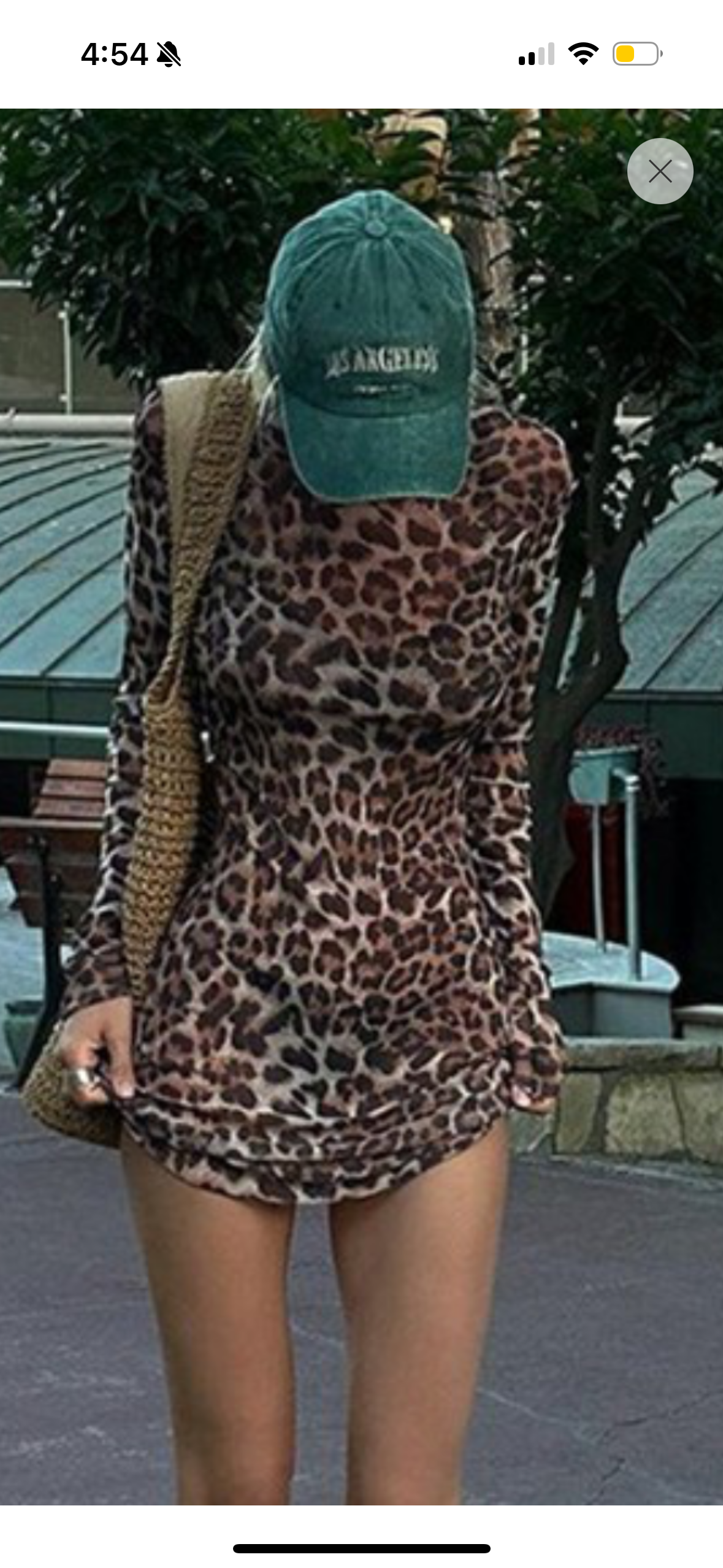 (PRE ORDER) Leopard Print Mini Dress-Ships 1/03